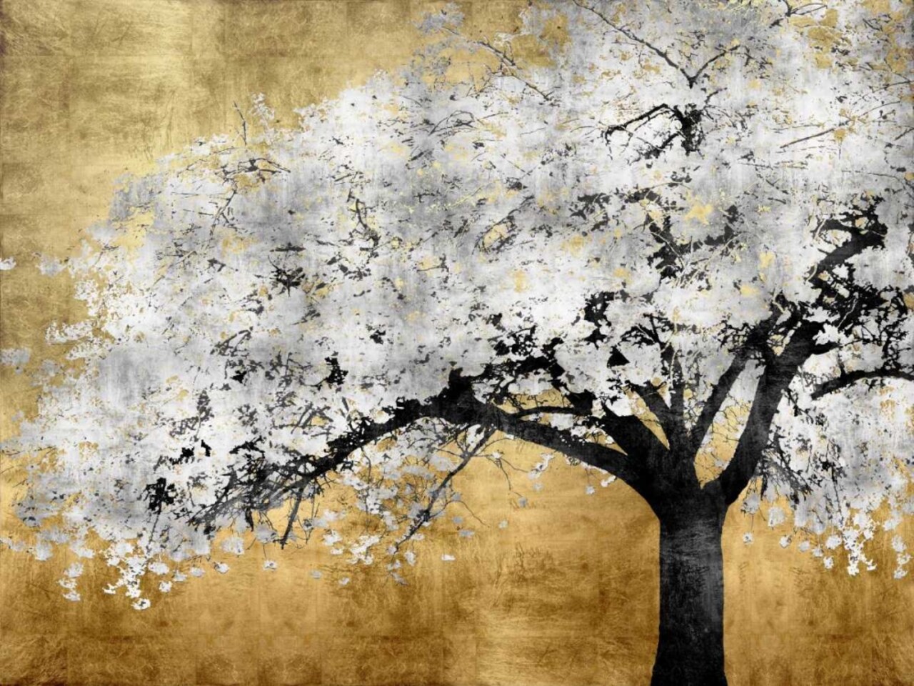 Silver Blossoms Poster Print by Kate Bennett # KTB111458DG